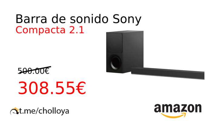 Barra de sonido Sony