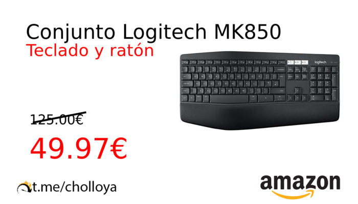 Conjunto Logitech MK850