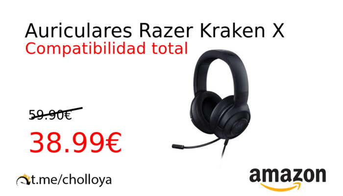 Auriculares Razer Kraken X