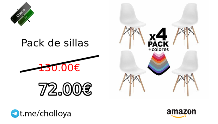 Pack de sillas