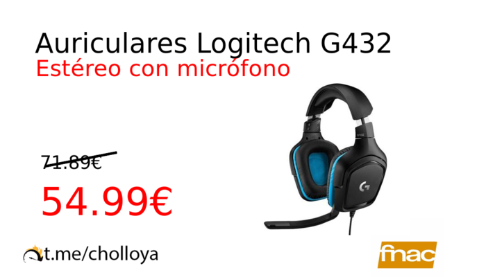 Auriculares Logitech G432