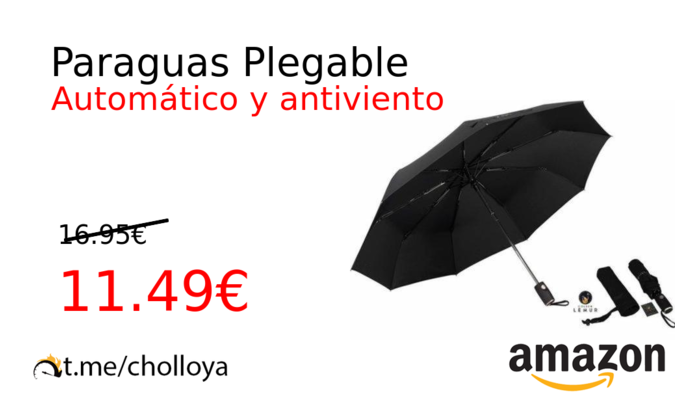 Paraguas Plegable