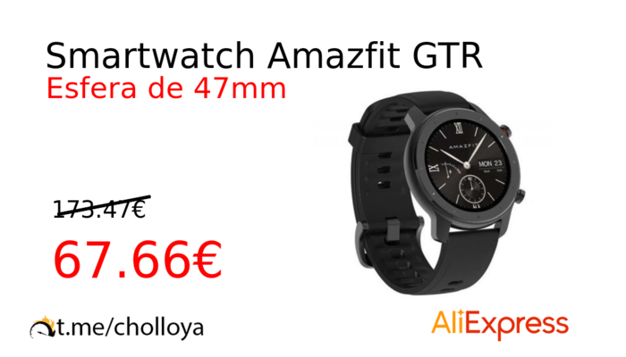 Smartwatch Amazfit GTR