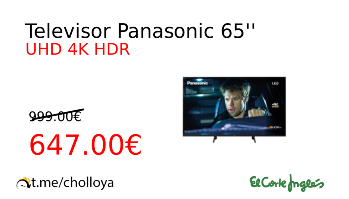 Televisor Panasonic 65''