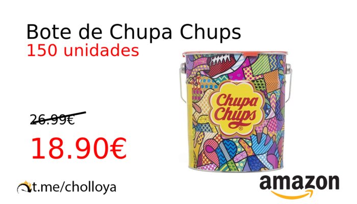 Bote de Chupa Chups