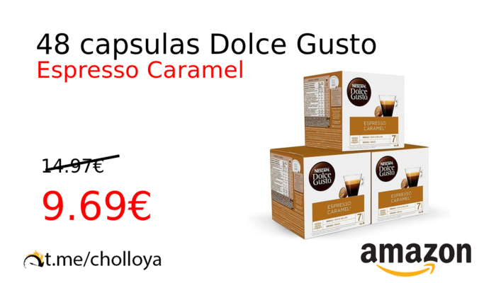 48 capsulas Dolce Gusto