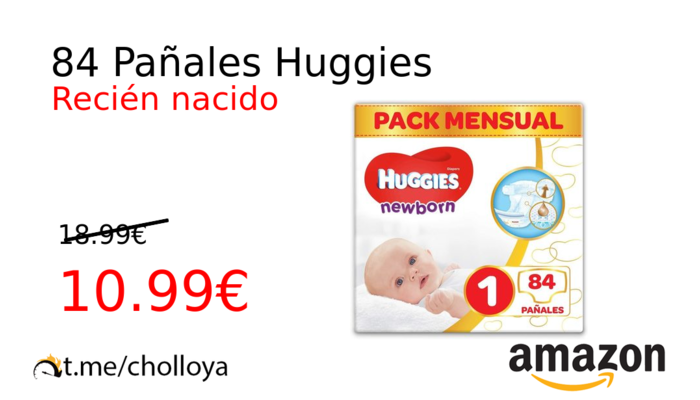 84 Pañales Huggies