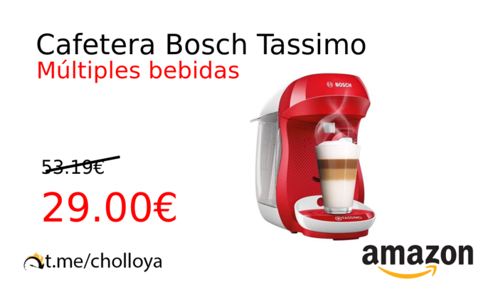 Cafetera Bosch Tassimo