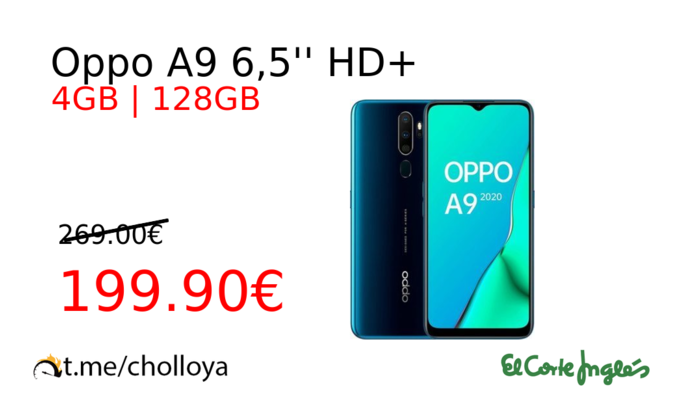 Oppo A9 6,5'' HD+