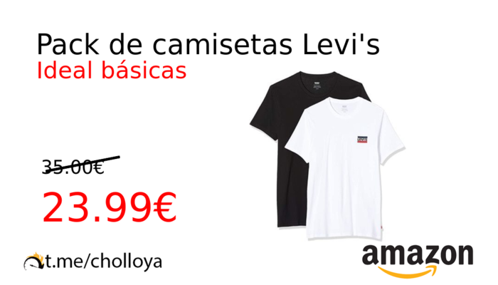 Pack de camisetas Levi's