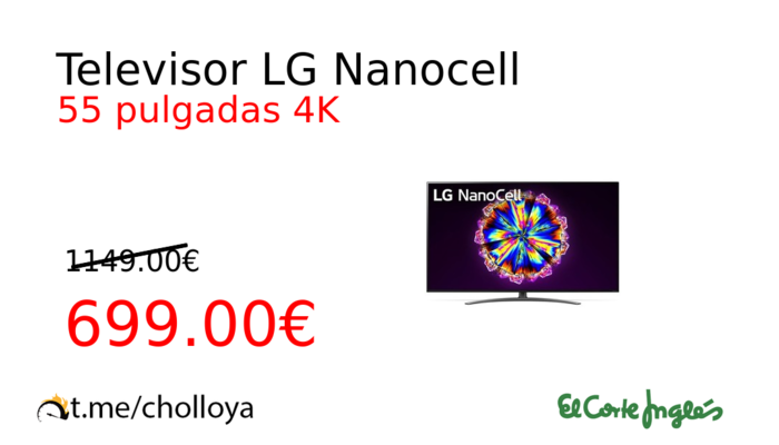 Televisor LG Nanocell
