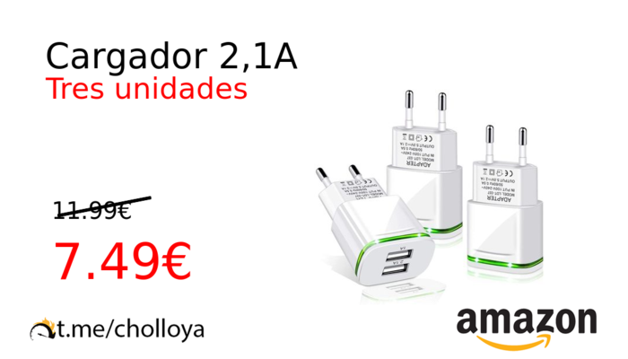 Cargador 2,1A