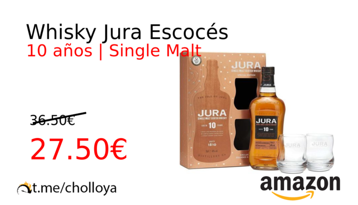 Whisky Jura Escocés