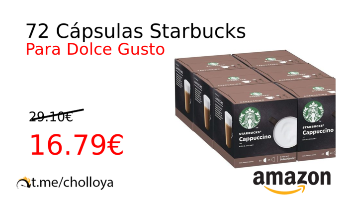 72 Cápsulas Starbucks