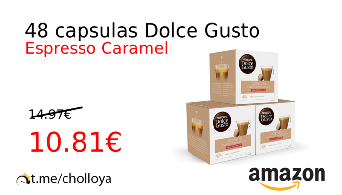 48 capsulas Dolce Gusto