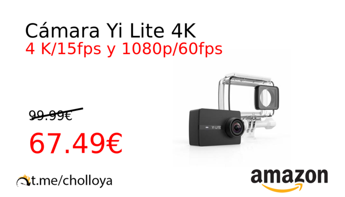 Cámara Yi Lite 4K