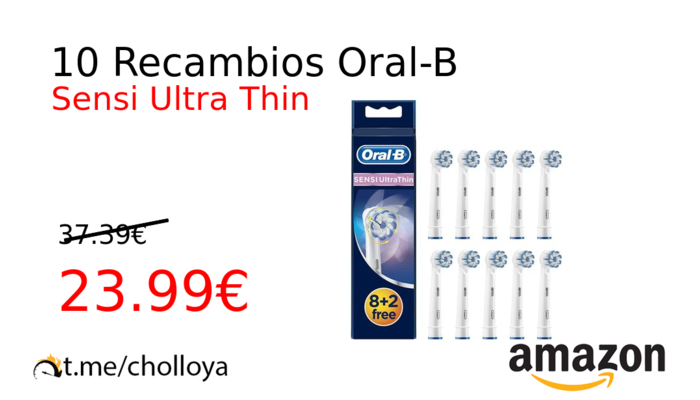 10 Recambios Oral-B