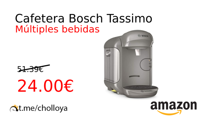 Cafetera Bosch Tassimo