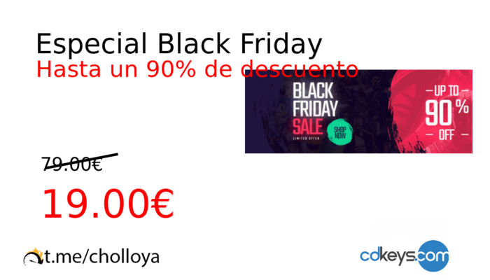 Especial Black Friday