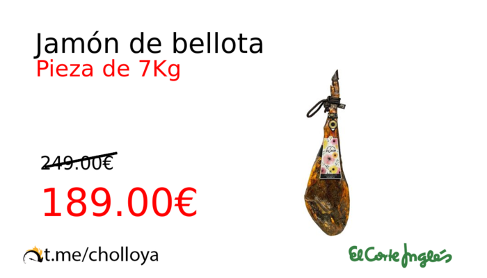 Jamón de bellota