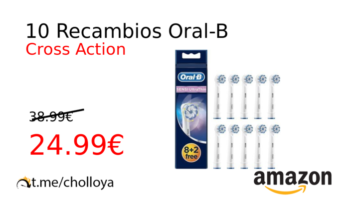 10 Recambios Oral-B