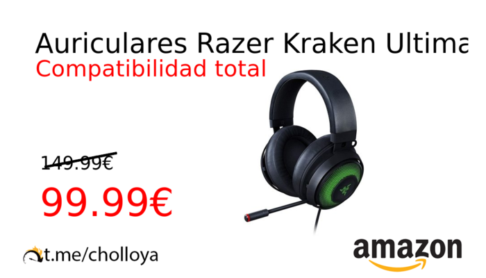 Auriculares Razer Kraken Ultimate