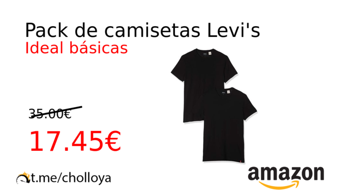 Pack de camisetas Levi's