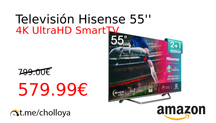 Televisión Hisense 55''