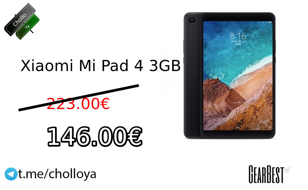 Xiaomi Mi Pad 4 3GB
