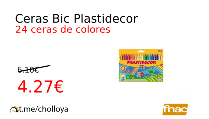 Ceras Bic Plastidecor