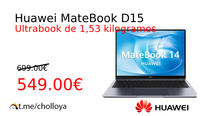 Huawei MateBook D15