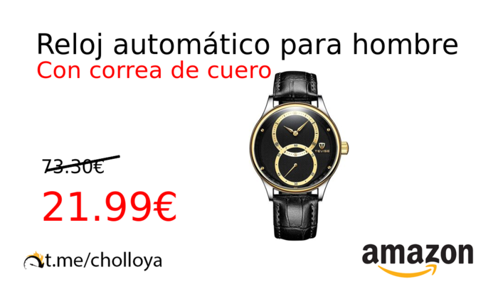 Reloj automático para hombre