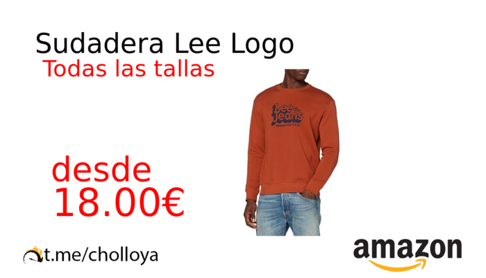 Sudadera Lee Logo