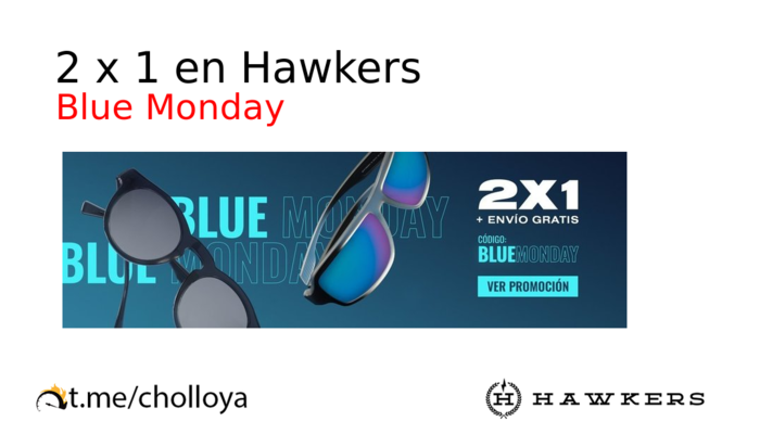 2 x 1 en Hawkers