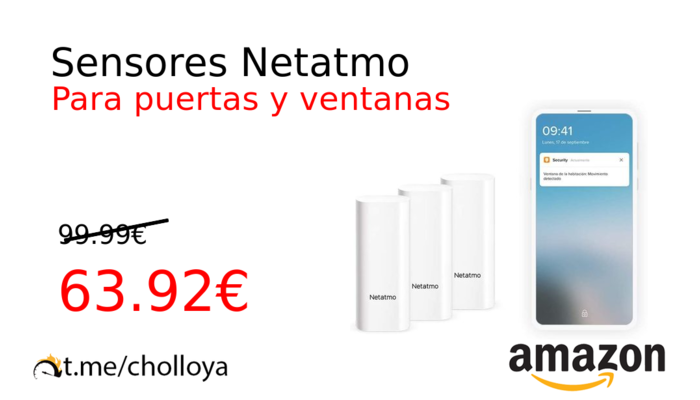 Sensores Netatmo