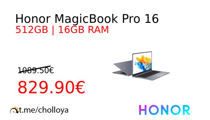 Honor MagicBook Pro 16