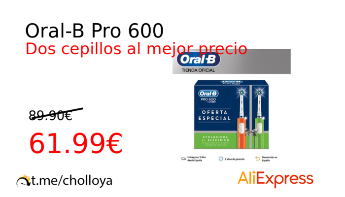 Oral-B Pro 600