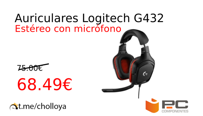 Auriculares Logitech G432