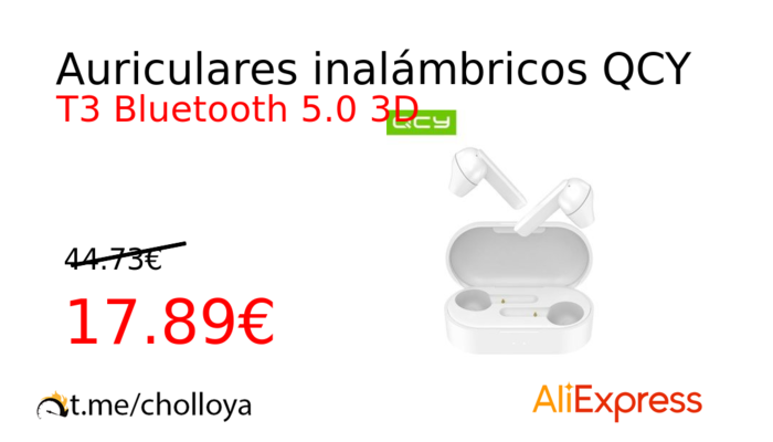 Auriculares inalámbricos QCY