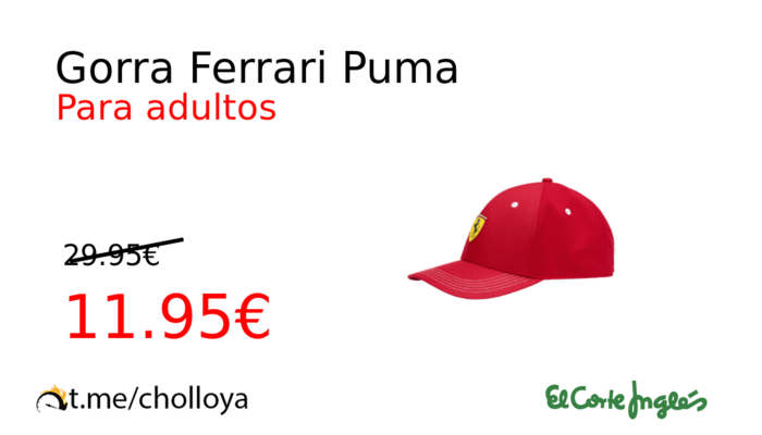 Gorra Ferrari Puma