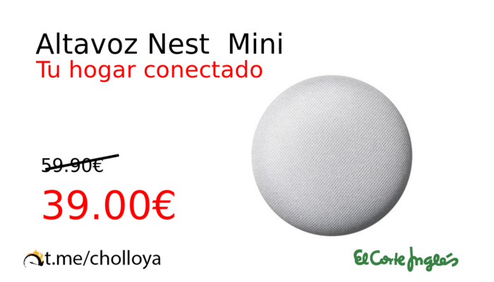 Altavoz Nest  Mini