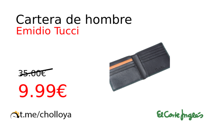 Cartera de hombre