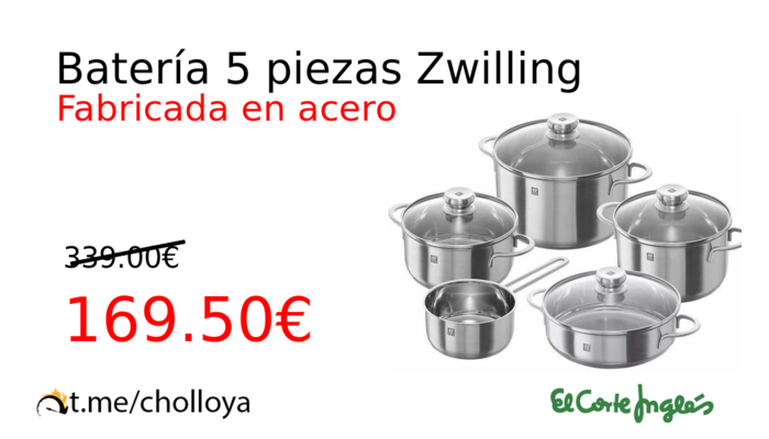 Batería 5 piezas Zwilling 