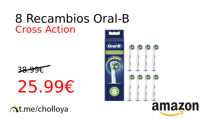 8 Recambios Oral-B