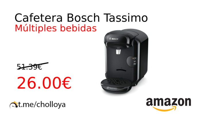 Cafetera Bosch Tassimo