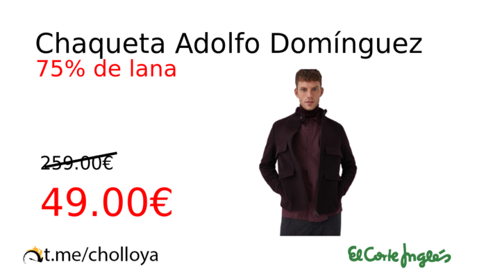 Chaqueta Adolfo Domínguez