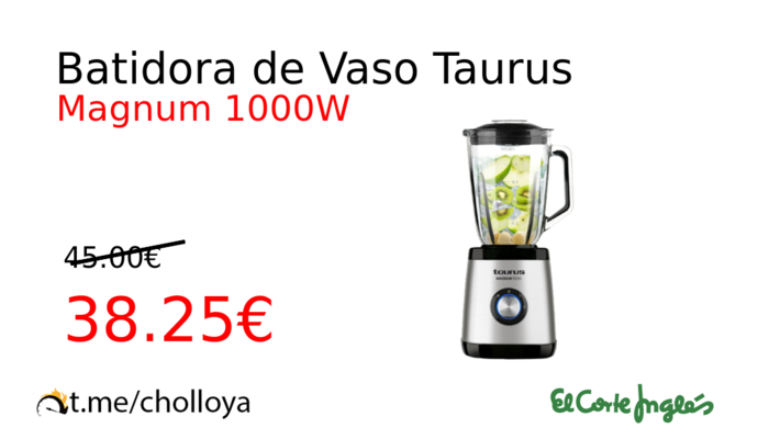 Batidora de Vaso Taurus