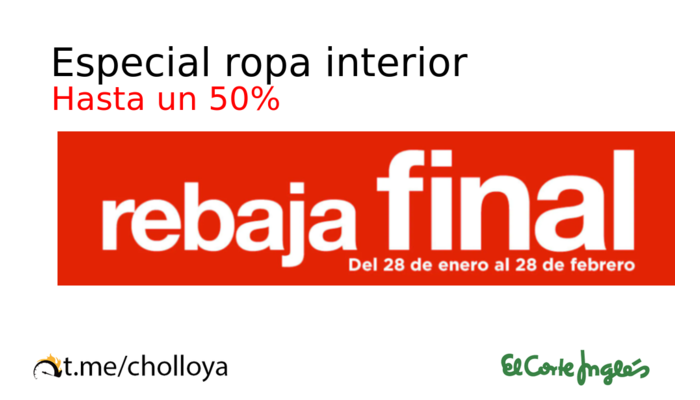 Especial ropa interior