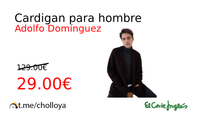 Cardigan para hombre