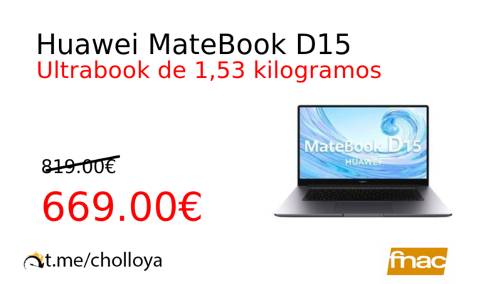 Huawei MateBook D15